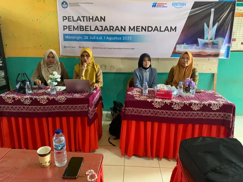 Tingkatkan Kompetensi Guru, Dinas Pendidikan dan Kebudayaan Kabupaten Merangin Gelar Pelatihan Pembelajaran Mendalam